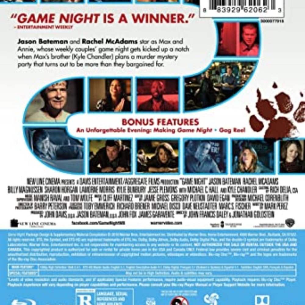 Game Night (Blu-ray) New, Sealed - Picture 2 of 2
